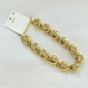 Golden Nugget Statement Necklace