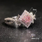 Creative Cross-wound  Diamond Zircon Ring, Versatile Jewelry null
