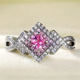 Creative Cross-wound  Diamond Zircon Ring, Versatile Jewelry null