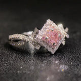 Creative Cross-wound  Diamond Zircon Ring, Versatile Jewelry null