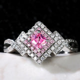 Creative Cross-wound  Diamond Zircon Ring, Versatile Jewelry null