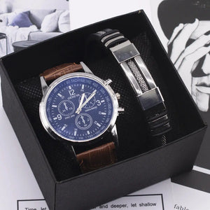 Men's watch fashion Blue light glass wrist watch null