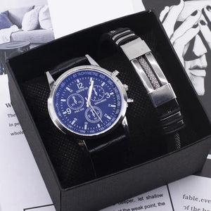 Men's watch fashion Blue light glass wrist watch null