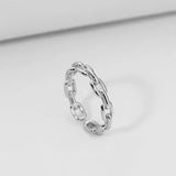 Simple Stacking Ring for Women - 925 Sterling Silver null