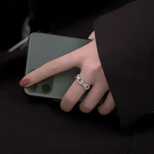 Simple Stacking Ring for Women - 925 Sterling Silver null