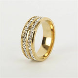 Stainless Steel Couple Ring null