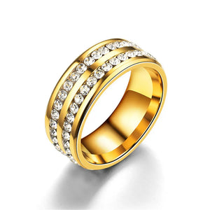 Stainless Steel Couple Ring null