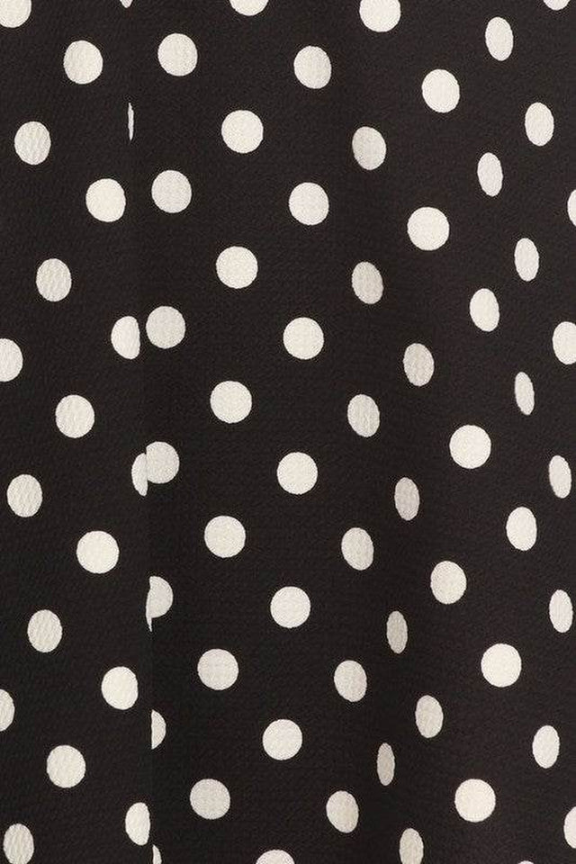 White and Red Polka Dot Skirt