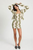 CROCHET MINI SKIRT with ELASTIC WAISTBAND