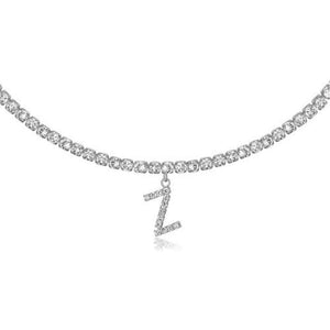 Euro-Glam Diamond Letter Pendant null