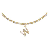 Euro-Glam Diamond Letter Pendant null