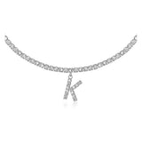 Euro-Glam Diamond Letter Pendant null