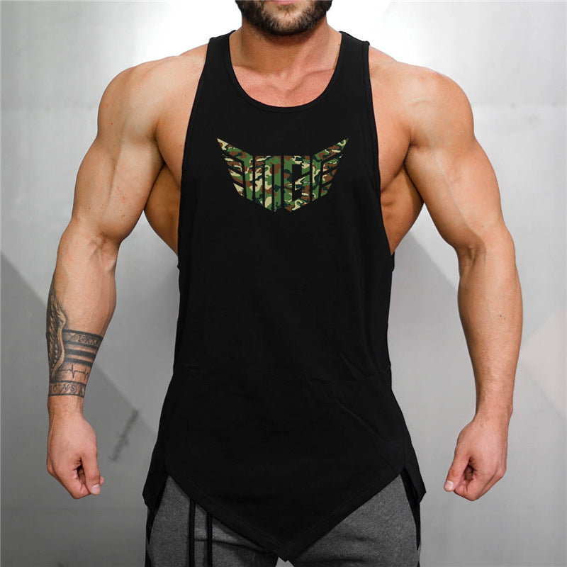 Men's Camouflage Muscle Fitness Vest kairova