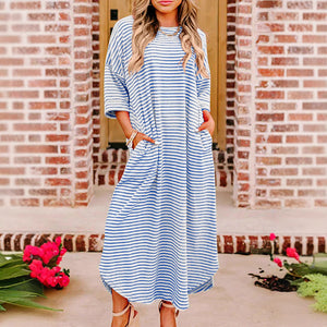 Summer Casual Striped Dress For Women kairova