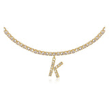 Euro-Glam Diamond Letter Pendant null