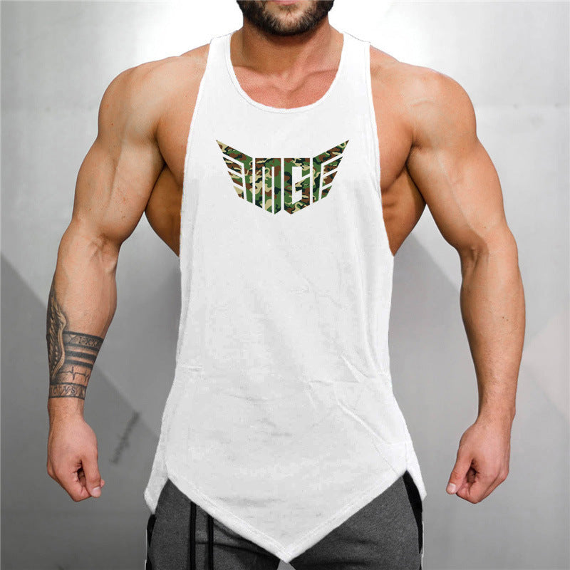 Men's Camouflage Muscle Fitness Vest kairova
