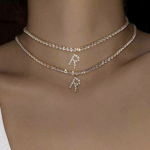 Euro-Glam Diamond Letter Pendant null