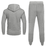 European & American Men's Long Sleeve Sweater Trousers Suit kairova