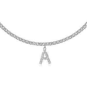 Euro-Glam Diamond Letter Pendant null
