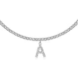 Euro-Glam Diamond Letter Pendant null