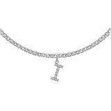 Euro-Glam Diamond Letter Pendant null