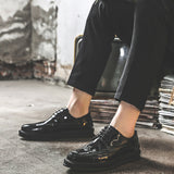 Mens Business Casual Korean Style Trendy British Mens Shoes kairova